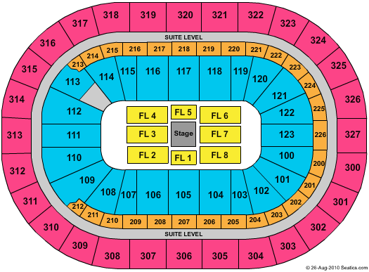 First Niagara Center Seating Chart
